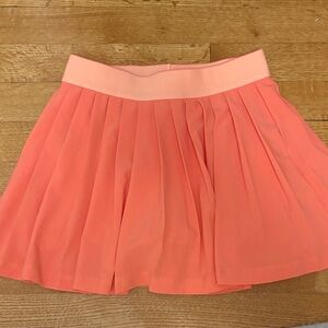 Athleta Peach Pleated Skort